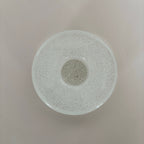 Bougeoir En Verre Blanc