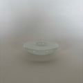 Bougeoir En Verre Blanc