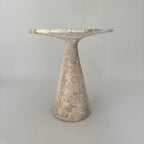 Table D'Appoint En Silver Travertin