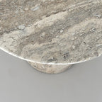 Table D'Appoint En Silver Travertin