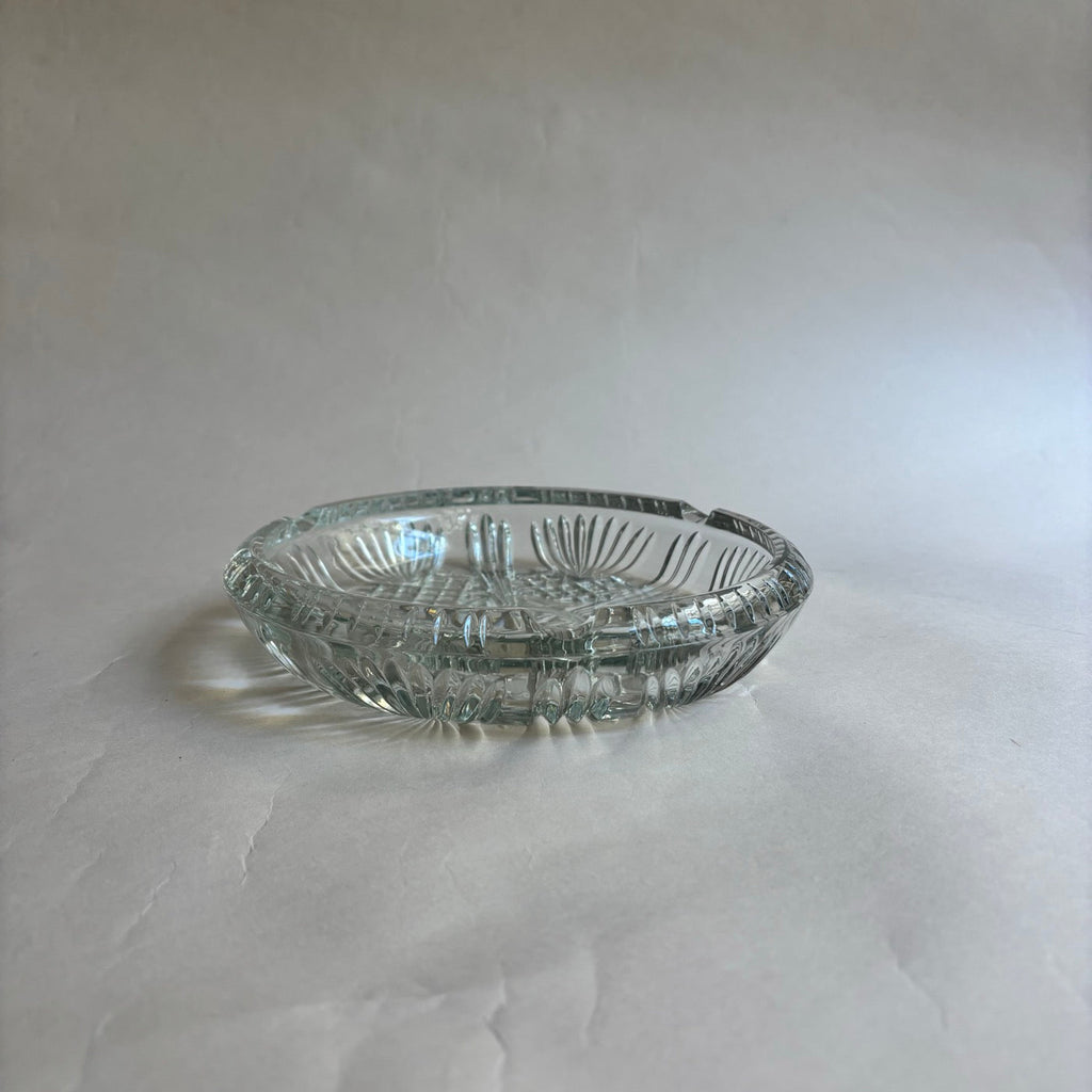 Cendrier En Verre Vintage