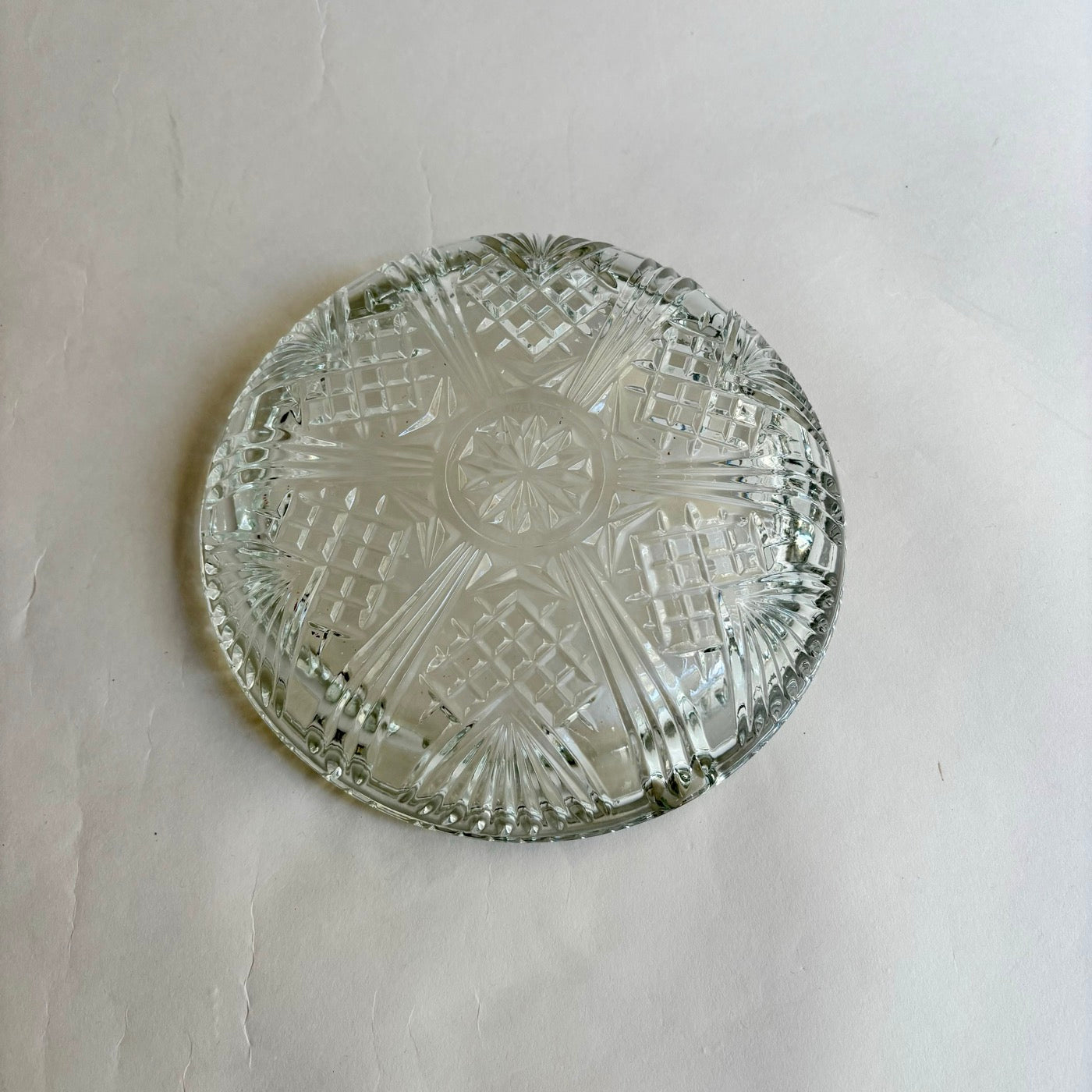 Cendrier En Verre Vintage