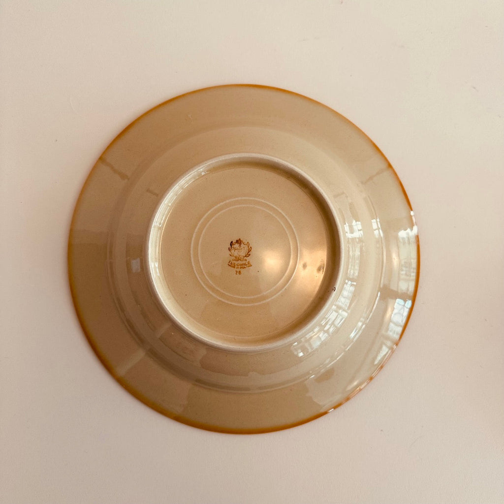 Ensemble D'Assiette Vintage En Céramique