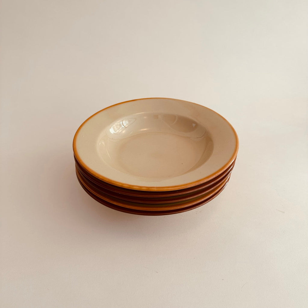 Ensemble D'Assiette Vintage En Céramique