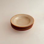 Ensemble D'Assiette Vintage En Céramique