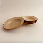 Ensemble D'Assiette Vintage En Céramique