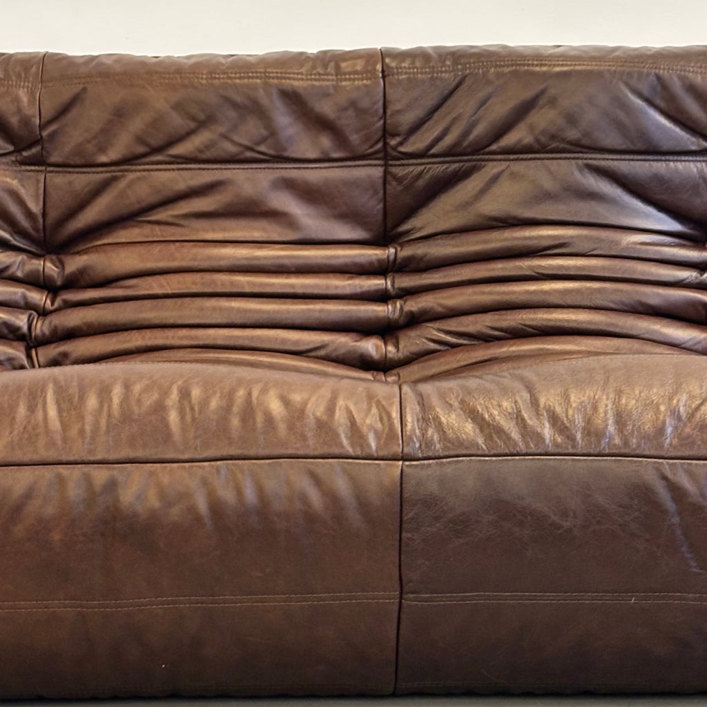 Togo 3 Places En Cuir Par Michel Ducaroy Pour Ligne Roset