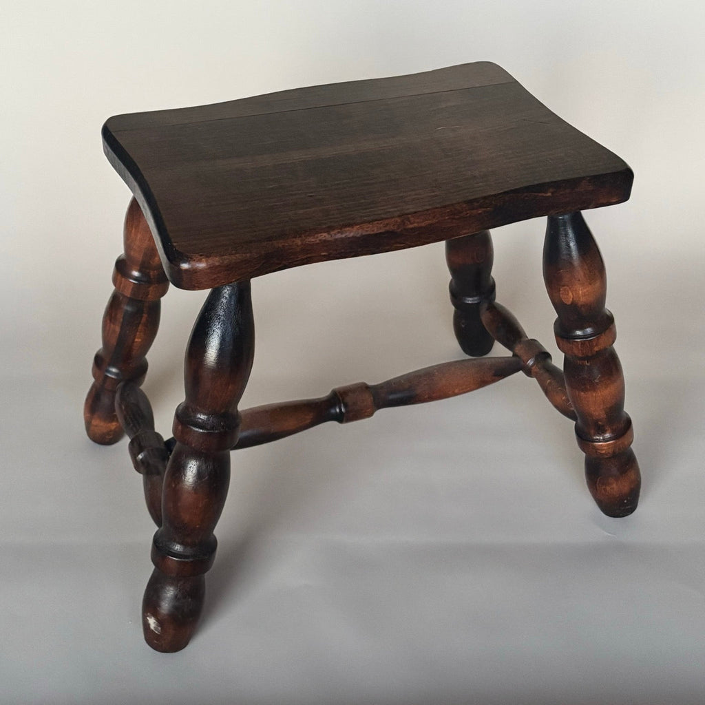 Tabouret En Bois Vintage