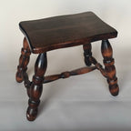Tabouret En Bois Vintage