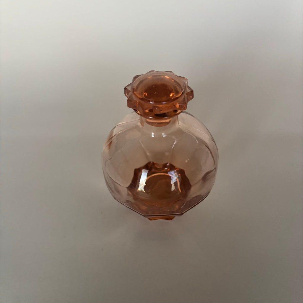 Carafe Rose En Verre Vintage