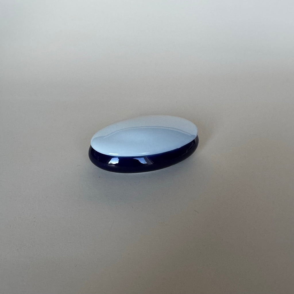 Boite En Porcelaine Bleu Et Blanche