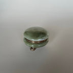 Boite En Onyx Vert Vintage