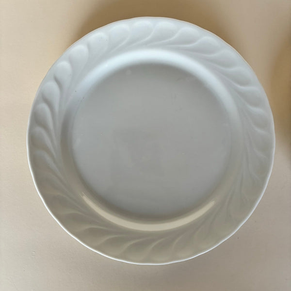 Ensemble De 2 Assiettes Blanches