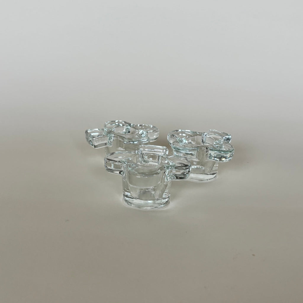 Ensemble De 3 Bougeoirs Forme Trèfle