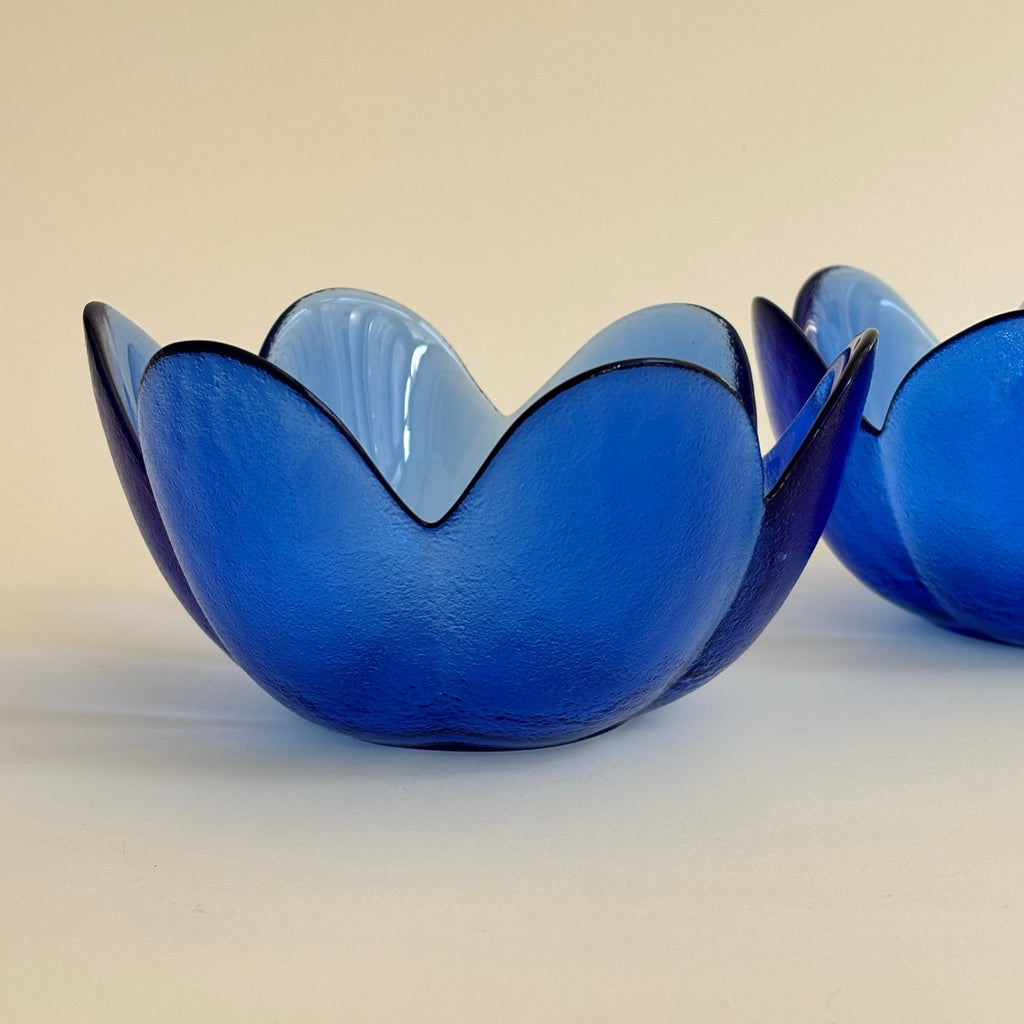 Ensemble De 2 Coupelle Fleur Bleue