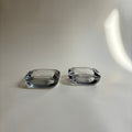 Paire De Cendriers En Verre Vintage
