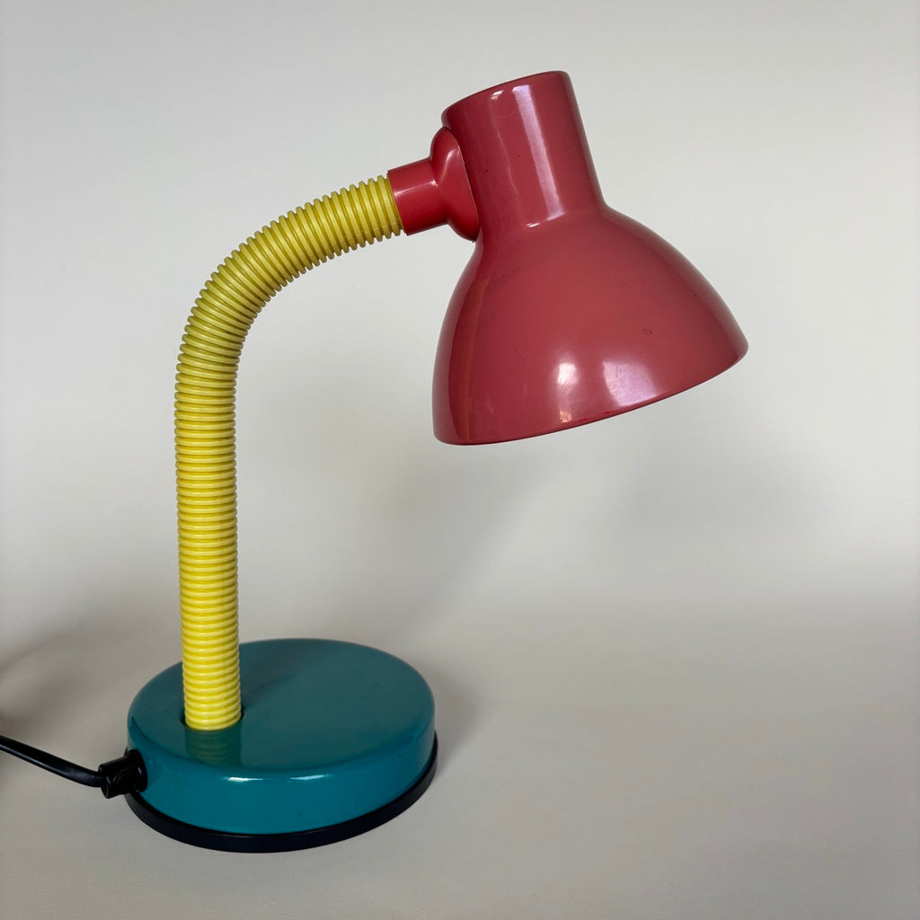 Lampe Articulé Tricolore Vintage