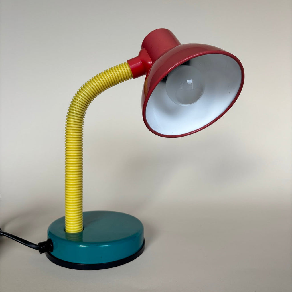 Lampe Articulé Tricolore Vintage