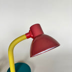 Lampe Articulé Tricolore Vintage