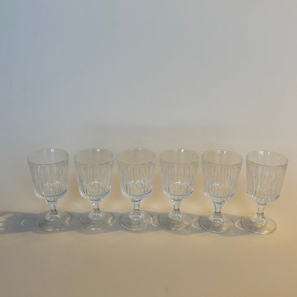 Lot De 6 Petits Verres À Pied