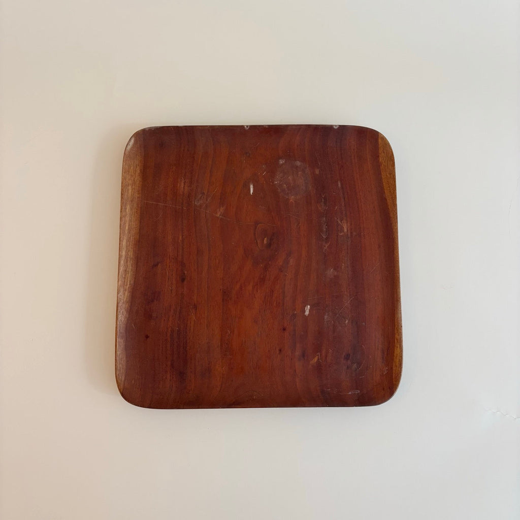 Plateau En Olivier Vintage