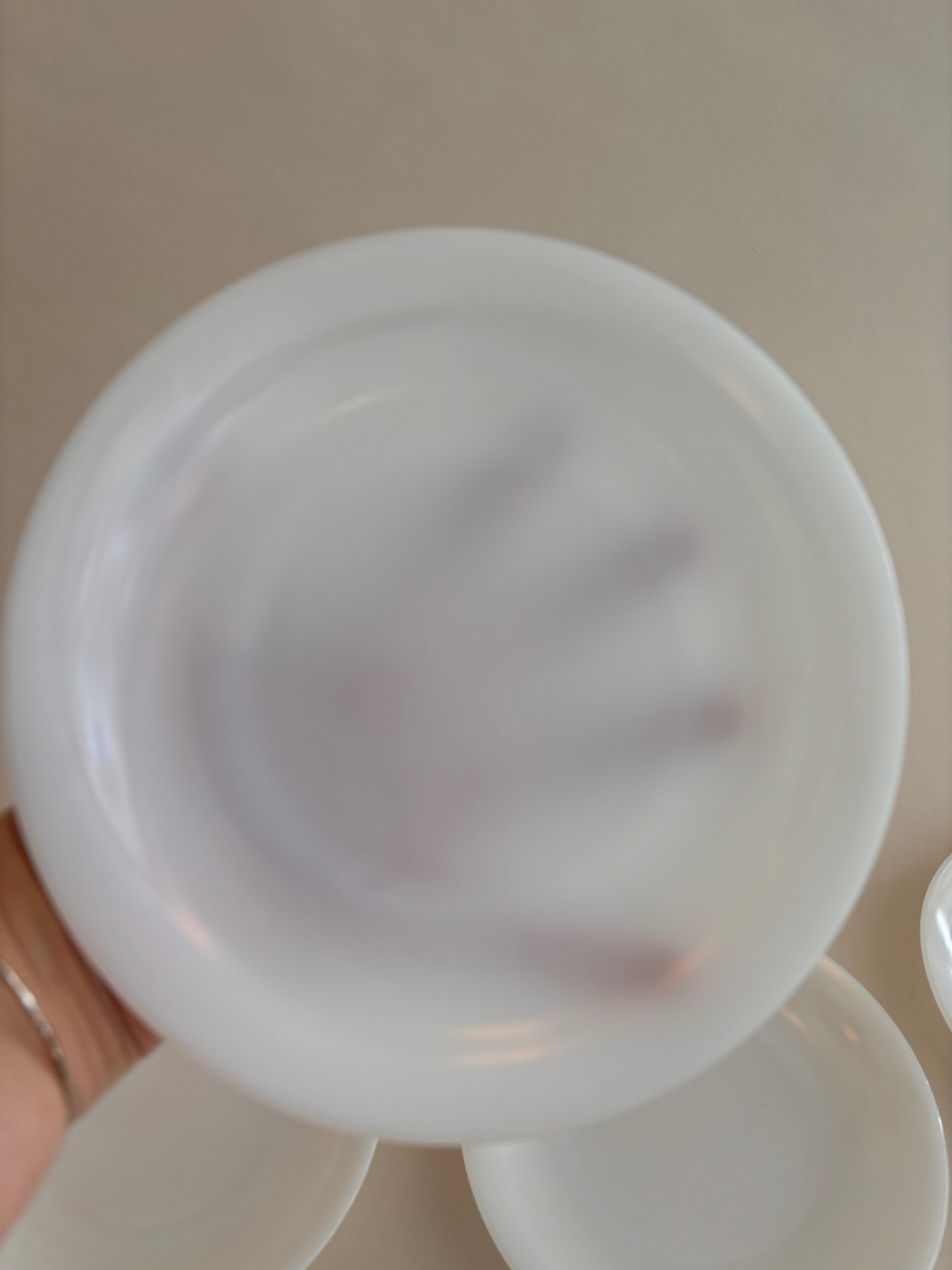 Ensemble D'Assiettes Blanche
