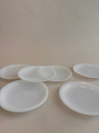Ensemble D'Assiettes Blanche