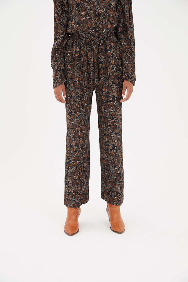 Pantalon Zeta Paisley Camel