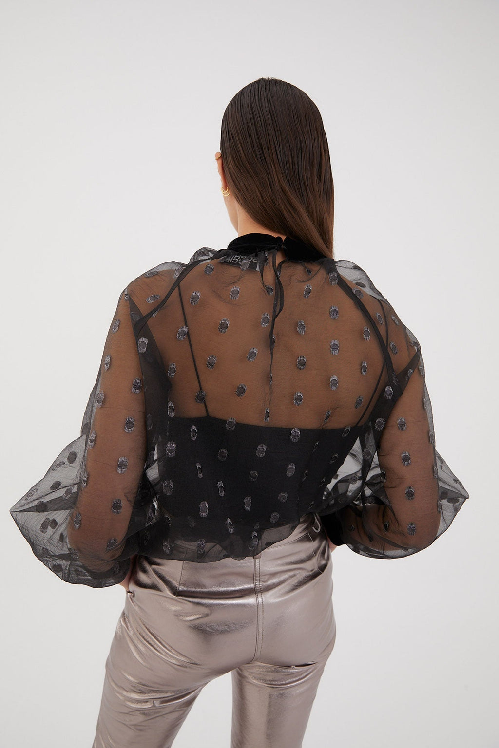 Blouse Lali Plumetis Argent