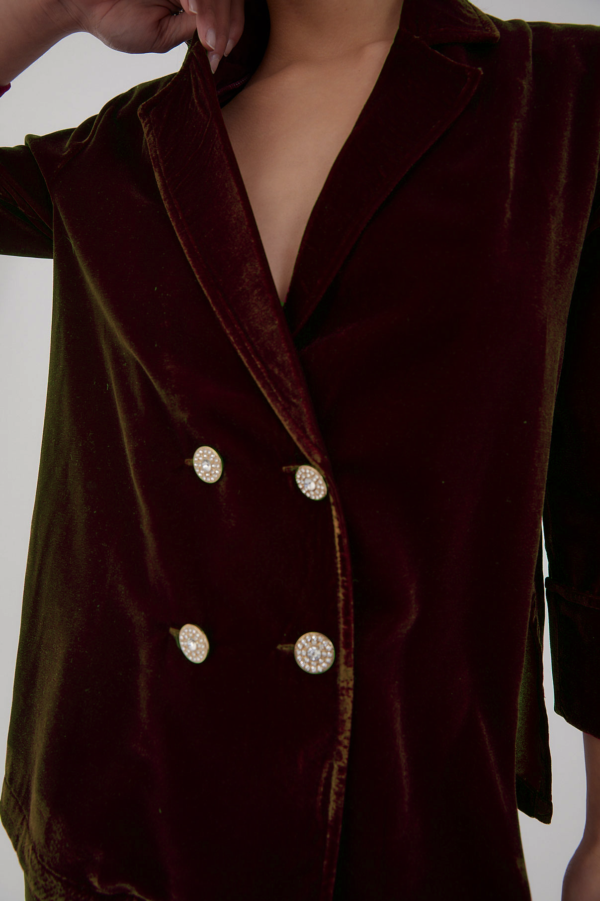Veste Icon Velours Marron