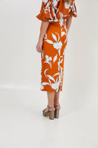 Jupe Droit Palermo Caramel