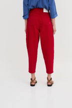 Jean Malibu Sergé Rouge