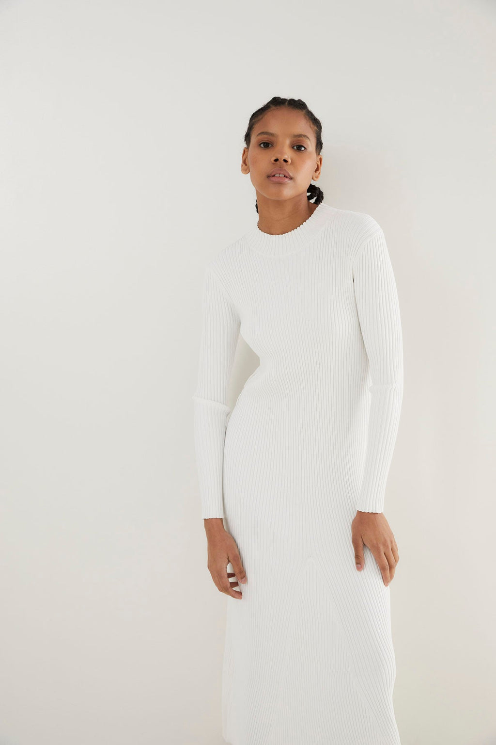 Robe Alejandra Maille Écru