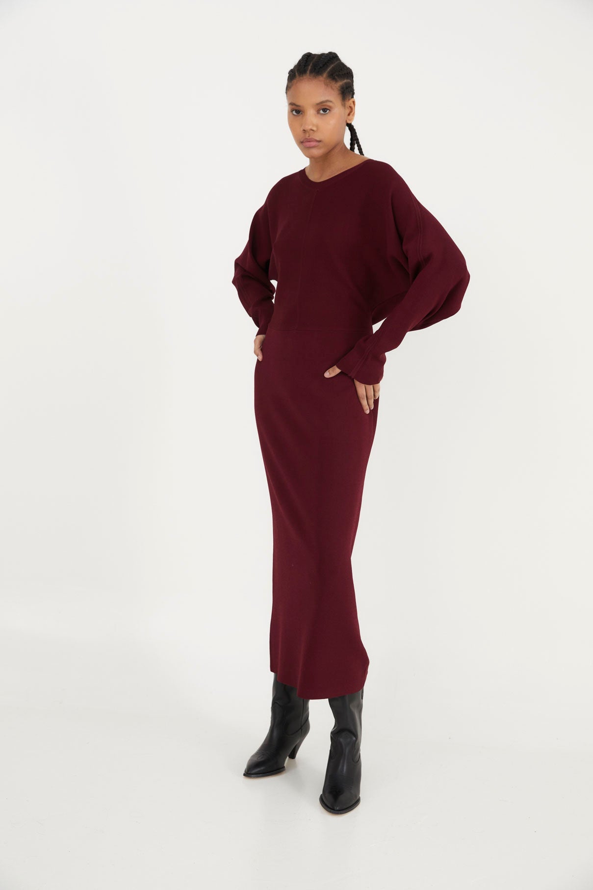 Robe Lucia Maille Bordeaux