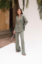 Pantalon Icon Jacquard Rétro Fumée