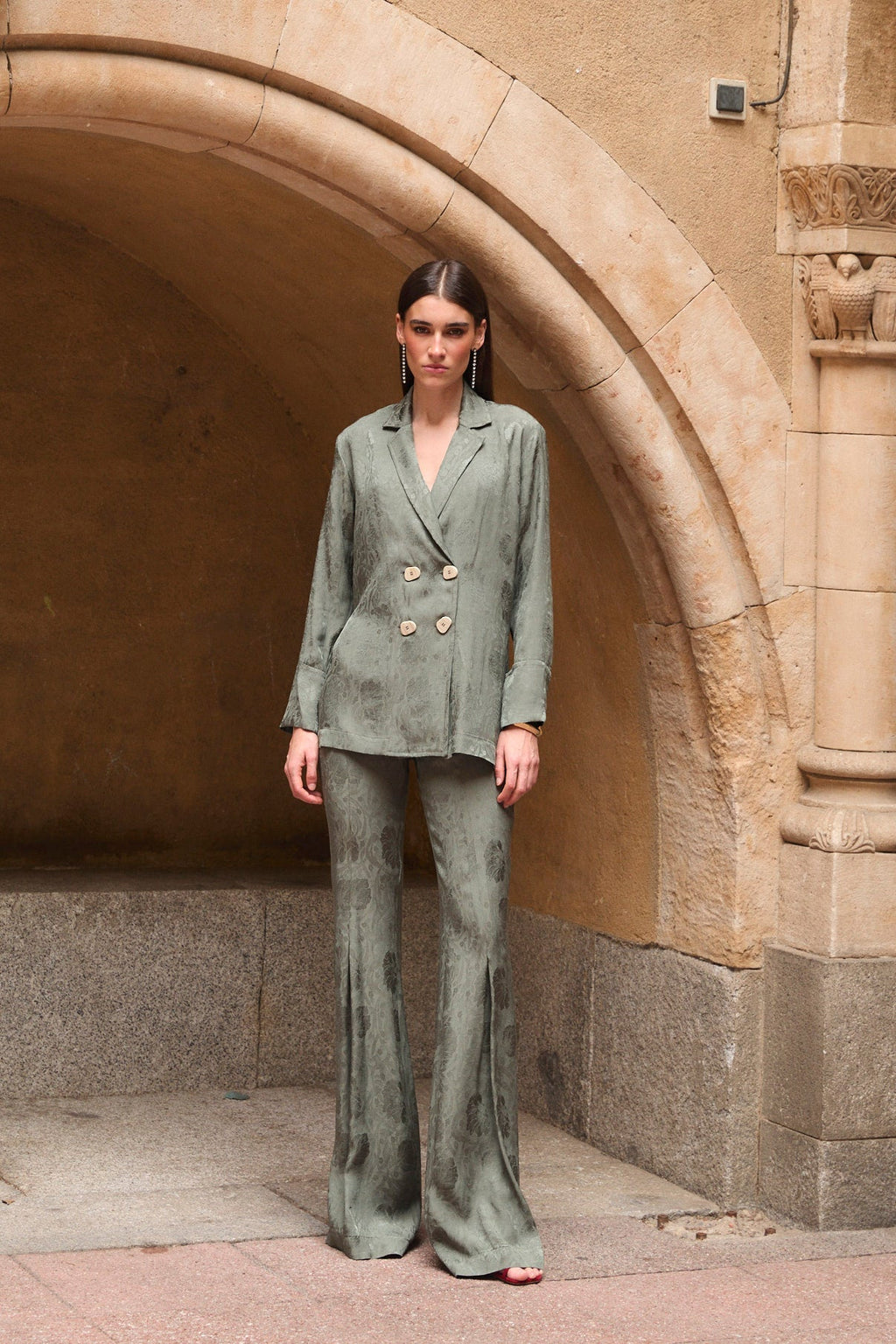 Pantalon Icon Jacquard Rétro Fumée