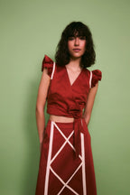 Body Croix Coton Carmin