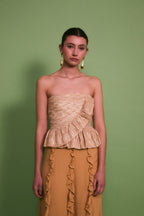 Top Lola Lamé Or