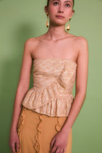 Top Lola Lamé Or