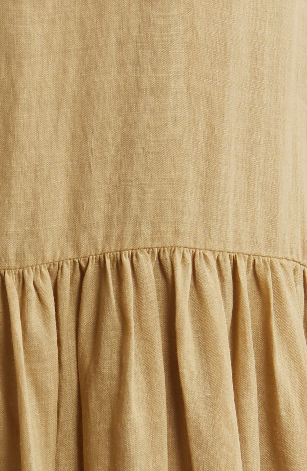 Robe Sleeveless Tie Neck Maxi - Khaki Green