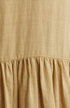 Robe Sleeveless Tie Neck Maxi - Khaki Green