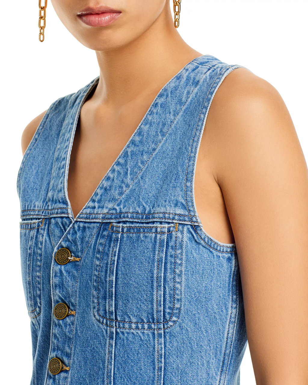 Robe Sleeveless Trucker Pocket - @ Rhode Clean