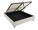 Korall - Lit - Tissu - Beige Lin