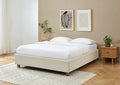 Korall - Lit - Tissu - Beige Lin