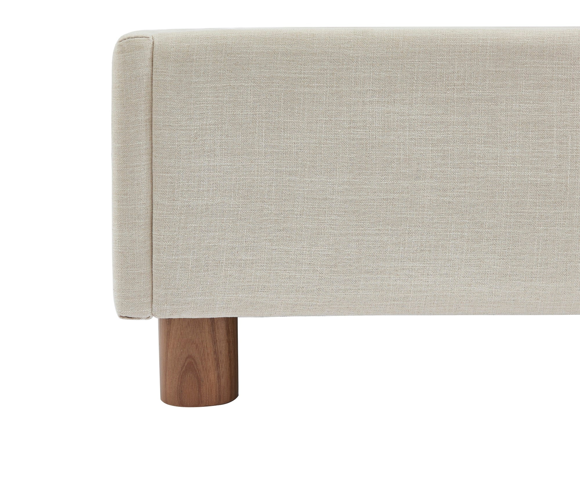 Korall - Lit - Tissu - Beige Lin