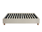 Korall - Lit - Tissu - Beige Lin