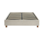 Korall - Lit - Tissu - Beige Lin