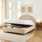 Taijo - Lit - Velours - Beige Sable