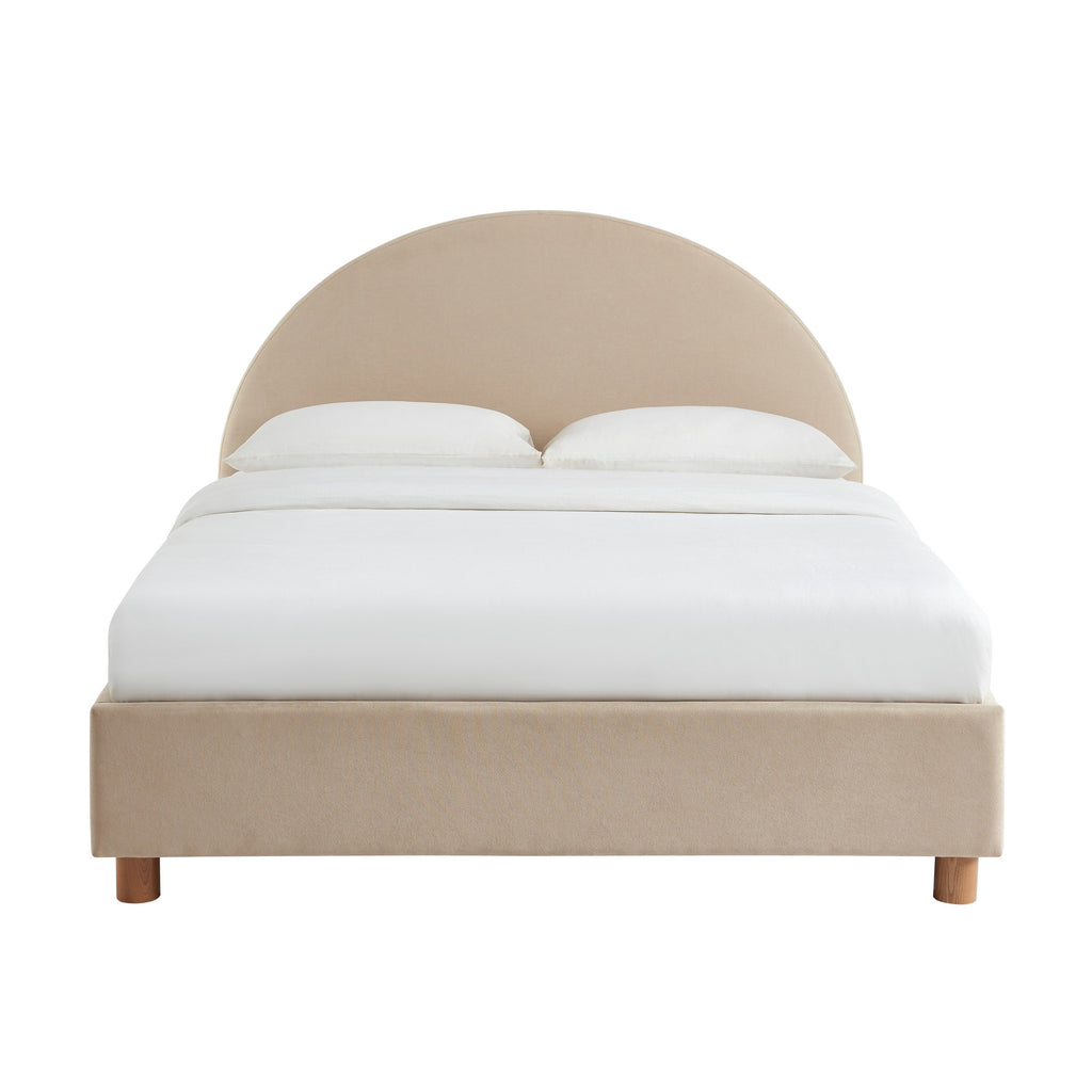Taijo - Lit - Velours - Beige Sable