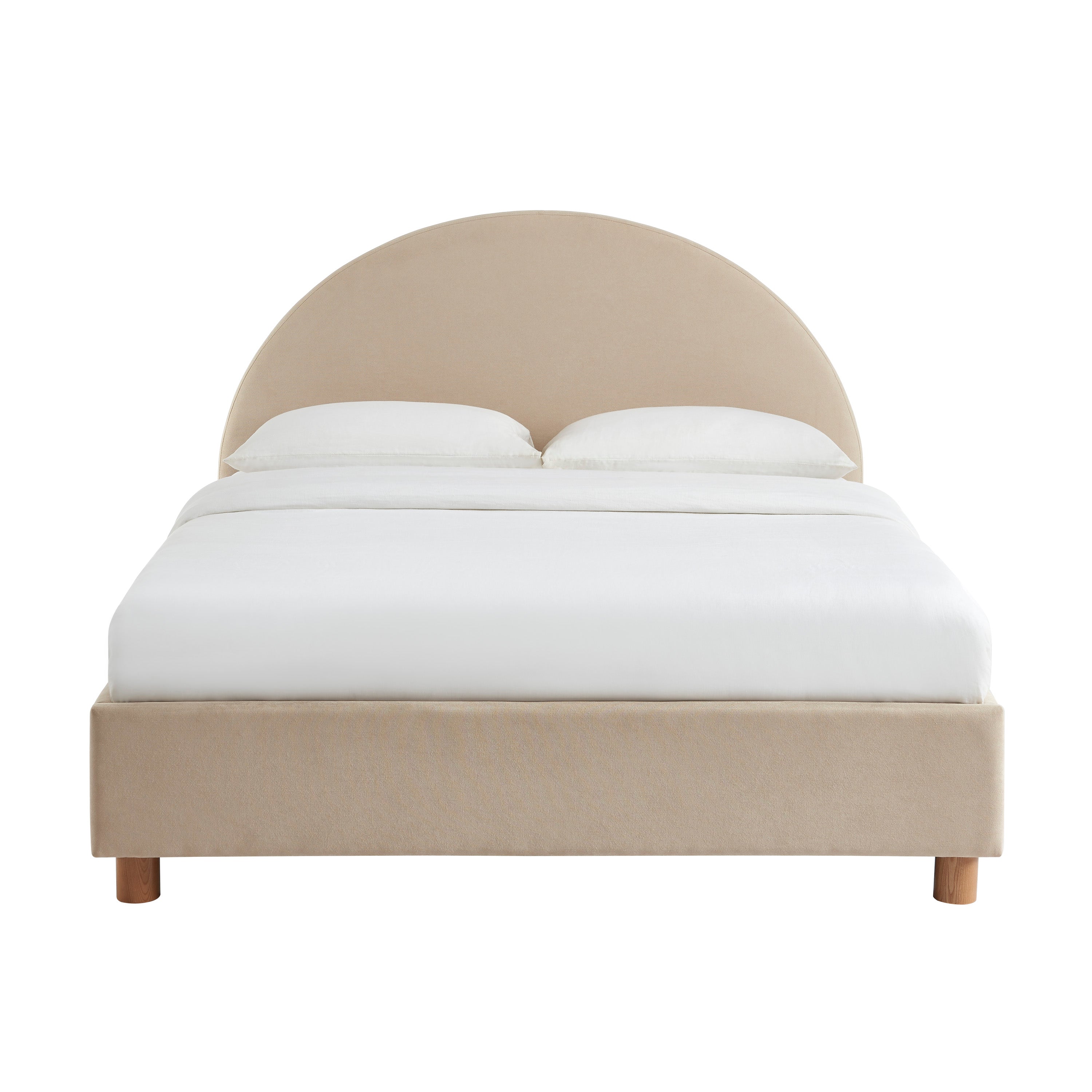 Taijo - Lit - Velours - Beige Sable